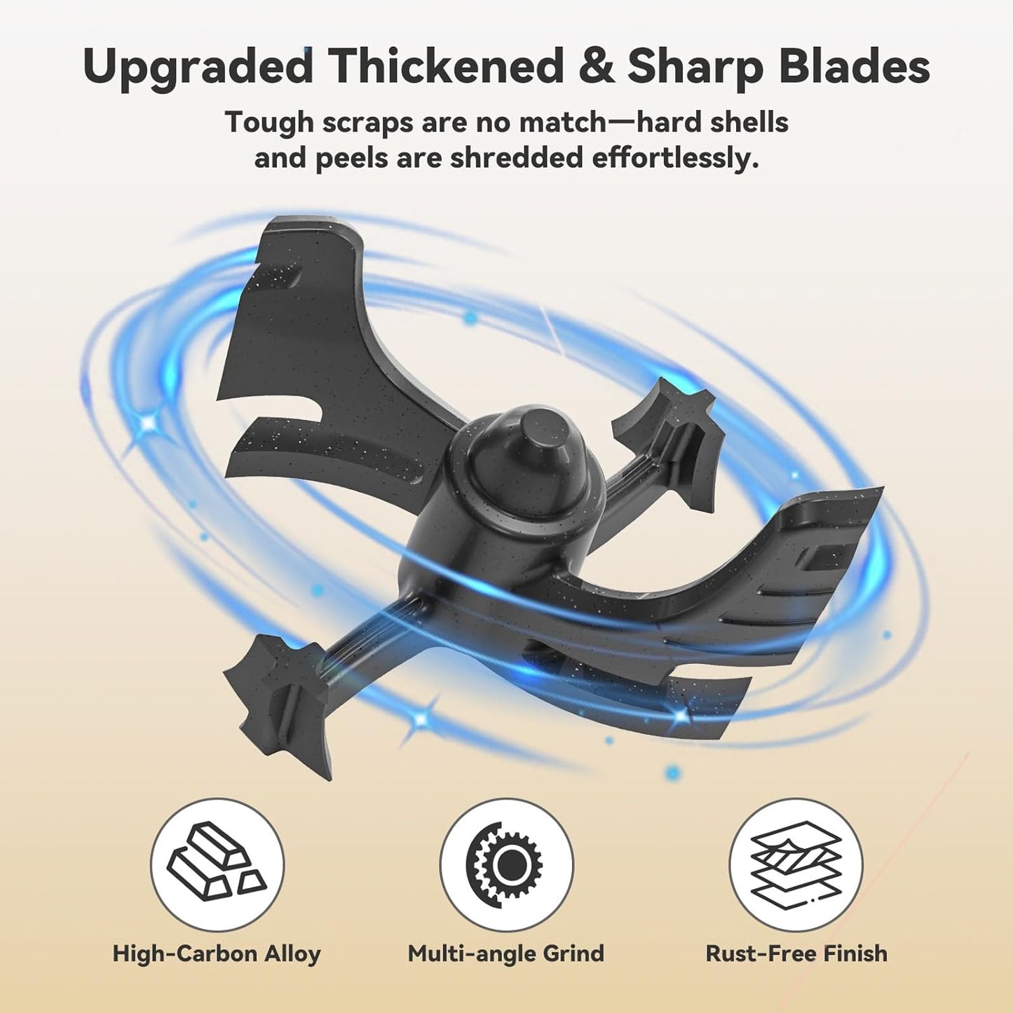 3.5L Electric Composter for Kitchen, Smart Compost Bin, Odorless Indoor Composter with 2 Detachable Carbon Filter, Turns Waste Into Dry Fertilizer, One-Touch Operation, White