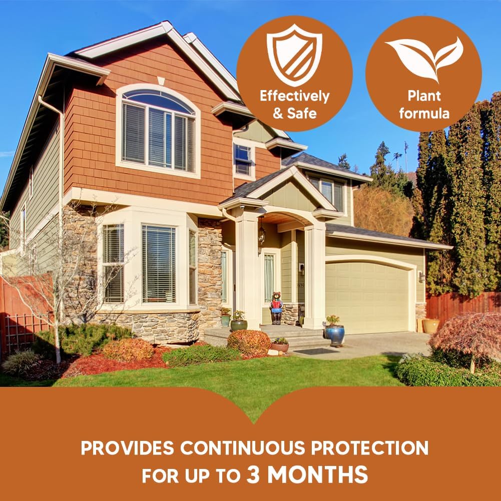 Mosquito Repellent Outdoor Patio, Mosquito Repellents Indoors, Natural Mosquito Repellent Balls, Mosquitoes Repellant for Yard/Camping, Mosquito Deterrent,120 ft² and 60-90 Days-12P