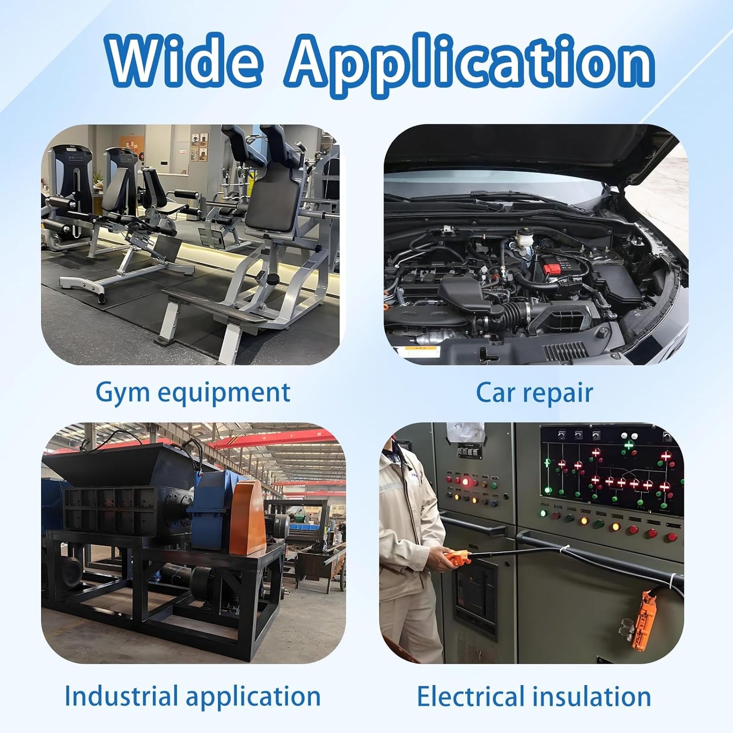 Black Adhesive Rubber Strip, 1/8 (.125)" Thick X 2" Wide X 10'Long, Solid Rubber Roll with Self Adhesive for Anti-Slip, Anti-Vibration, DIY Gaskets, Crafts, Sealing, Supports, Protection